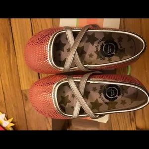 Livie & Luca ballet flat shoes-Coral